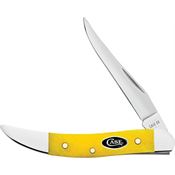 Case XX 20035 Tiny Toothpick nife Yellow Bone Handles