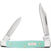 Case XX 18104 Small Pen Knife Seafoam Green Handles