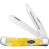 Case XX 94200 Trapper Knife Yellow Handles