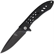 Cattlemans 0066B Buckboard Framelock Knife Black Handles