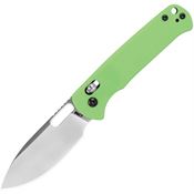 CJRB 1935GN Hectare Crossbar Lock Knife Green Handles