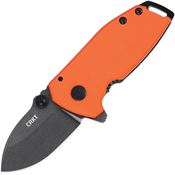 CRKT 2486 Squid Compact Framelock Knife Orange Handles