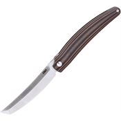 CRKT 5930 Ancestor Linerlock Knife Brown Handles