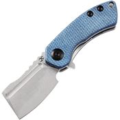 Kansept 3030M1 Mini Korvid Linerlock Knife Blue Handles