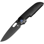 Kizer 3637A2 VaratasBlack Framelock Knife Black Handles