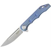 Kubey 312O Mizo Linerlock Knife Blue Handles
