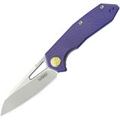 Kubey 291S Vagrant Linerlock Knife Purple Handles