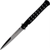 Lynn Thompson T00073 Ti-Lite Linerlock Knife Black Handles