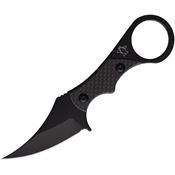 Mantis 8318 Sabot II Black Fixed Blade Knife Carbon Fiber Handles