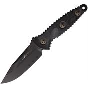 Microtech 113M1DLCCFS SOCOM Alpha Mini Black Fixed Blade Knife Carbon Fiber Handles