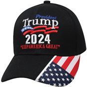 Miscellaneous 46489 Trump 2024 Hat Black