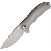 NRiggi 001 Jersey Framelock Knife Titanium Handles