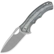 QSP 153B1 Gorilla Stonewashed Linerlock Knife Denim Blue Handles