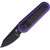 Revo SPRTPR Spirit Button Lock Knife Purple Handles