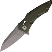 Revo STMDPGN Storm Stonewashed Crossbar Lock Knife Black Handles