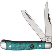 Roper 0006G Peanut Knife Green Handles