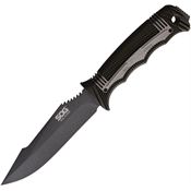 SOG SS1004CP Black SEAL Strike Deluxe Fixed Blade Knife Black Handles