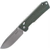 SRM 7228BMG Rubik Stonewashed Ambi Lock Knife Green Handles