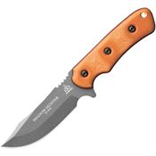 TOPS SWHR01 Shadow Hunter Fixed Blade Knife Black/Tan Handles