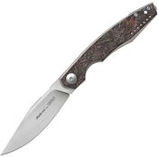 Viper 5970TIFCR Belone Linerlock Knife Red Carbon Fiber Handles