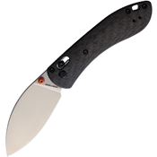 Vosteed MNNSSTCK Mini Nightshade Stonewashed Crossbar Lock Knife Carbon Fiber Handles