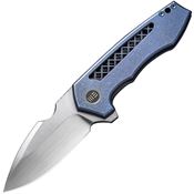 WE 230192 Harpen Framelock Knife Blue Handles