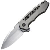 WE 230194 Harpen Framelock Knife Gray Handles