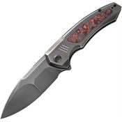 WE 230302 Hyperactive Vanax Framelock Knife Orange Handles