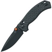 Fox 560CFOR Anzu Black Verso Lock Knife Black Handles