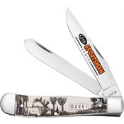 Case XX 81222 Sportsman Trapper Knife Elk Handles