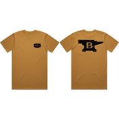 Buck 13887 Anvil T-Shirt Camel XXL
