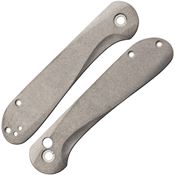 Flytanium 1257SW Button Lock Knife Elementum Titanium Stonewashed