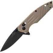 Bear & Son MC950DS7B Black D2 Slide Lock Desert Zytel Handles