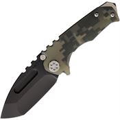 Medford 009SPT07TM Micro Praetorian G Black Tanto Framelock Knife Digi Camo Handles