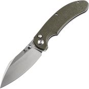Tenable 1039F4 Nesstreet Button Lock Knife Green Handles