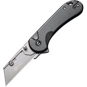 Civivi 23039B4 Elementum Utility Stonewash Button Lock Knife Gray Handles