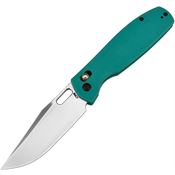 CJRB 1936AG Prado Crossbar Lock Knife Aqua Handles
