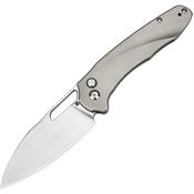 Artisan 1865GGY Ornis Button Lock Knife Titanium Handles
