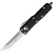 Microtech 2334 Auto UTX-85 Tanto OTF Knife Black Handles