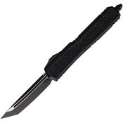 Microtech 2071TS Auto Makora Two Tone Tanto OTF Knife Black Handles