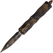 Microtech 2251CCS Auto Dirac Camo Double Edge Dagger OTF Knife Camo Handles