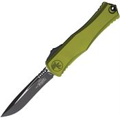 Microtech 17051OD Auto Hera II Two Tone Recurve OTF Knife OD Green Handles
