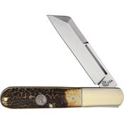 Queen GSH180 Large Barlow Knife Stag Handles