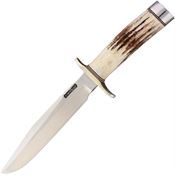 Patriot 208 Lincoln Two-Tone Harpoon Linerlock Knife Stainless Liners Black/Tan G10 Handles