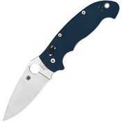 Spyderco 95GPCBL2 Manix 2 XL Ball Bearing Lock Knife Colbalt Blue Handles