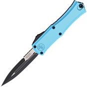 Microtech 1701M1TQ Auto Hera II Two-Tone Bayonet OTF Knife Turquoise Handles