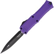Microtech 1702M1PU Auto Hera II Mini Two-Tone Double Edge OTF Knife Purple Handles