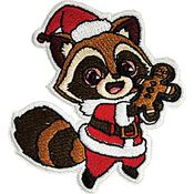 Vosteed X0130 Raccoon Christmas Patch