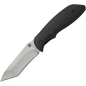 Browning 0165 Assist Open Bead Blast Tanto Linerlock Knife Black G10 Handles