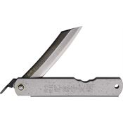 Higonokami C9BSK No 1 SK-Steel Folding Knife Silver Handles